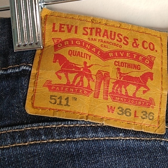 Levi's - 511 Slim Fit Jeans - Size 36x36 - Picture 4 of 8